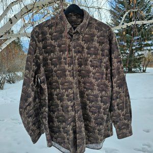 Woolrich Button-down HEAVY Flannel LS Shirt Size XL